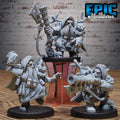 Dwarf Dragon Gunner Set of 3 DND miniatures group photo Dragons Reborn