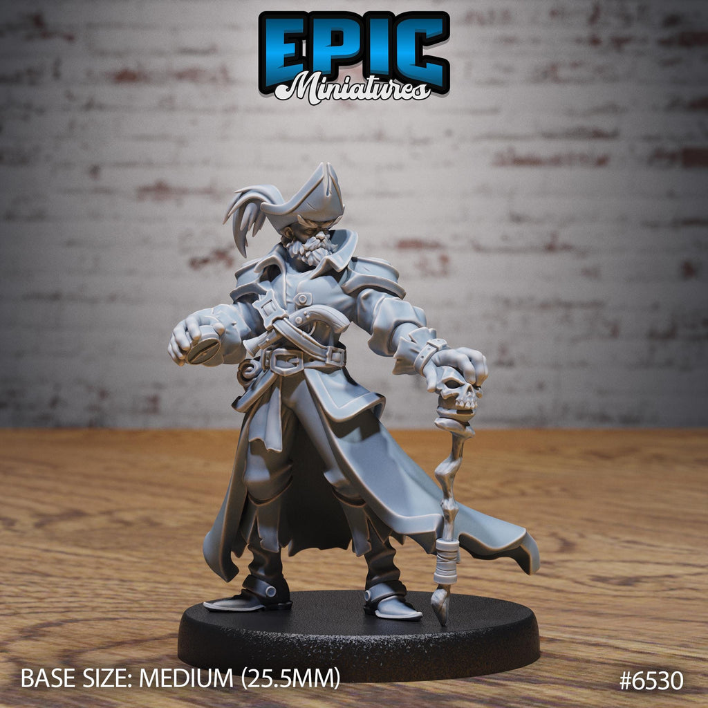 Pirate Crew Option #6530 front DND miniature Deep Dive 16k resin