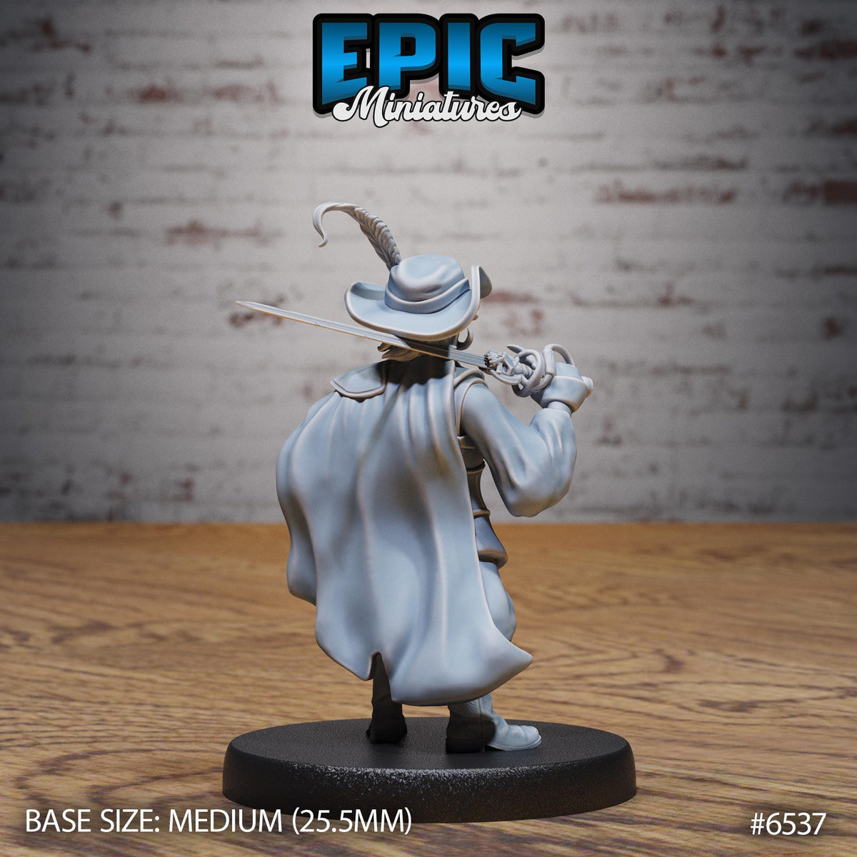 Pirate Crew Option #6537 back DND miniature Deep Dive 16k resin