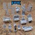 Magical Library Scatter Terrain DND miniatures group photo Magical Library