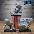 Nothic Baby Set of 3 DND miniatures group photo Magical Library