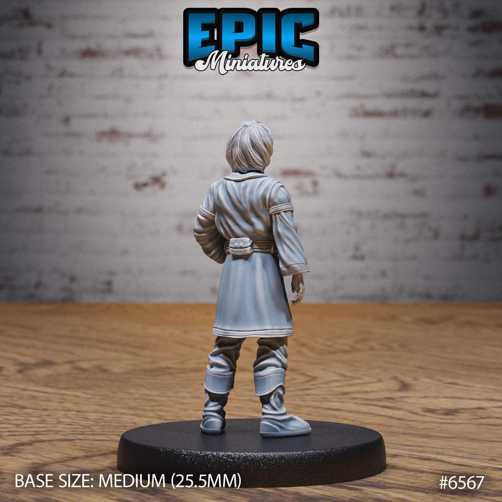 Wizard Option #6567 back DND miniature Magical Library 16k resin