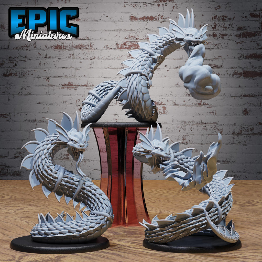 Magical Snake Set of 3 DND miniatures group photo Magical Library