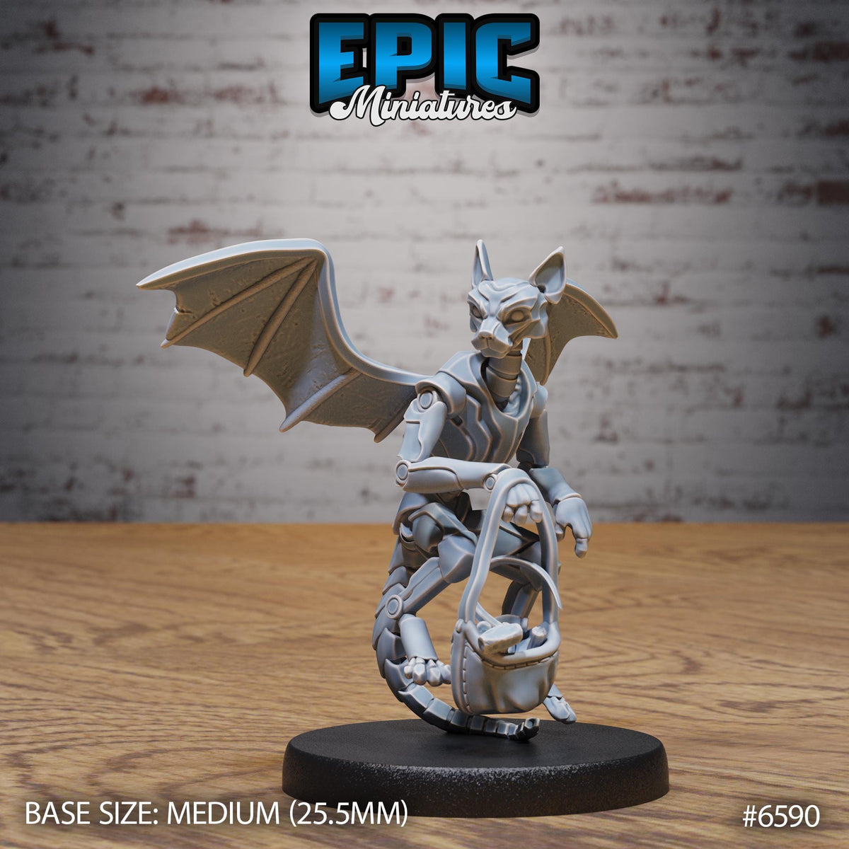 Homunculus Option #6590 front DND miniature Magical Library 16k resin