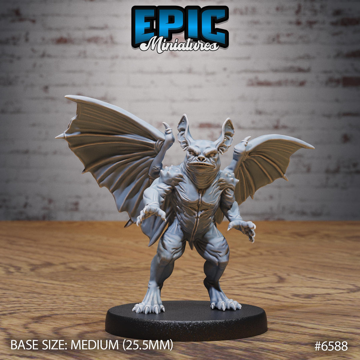 Homunculus Option #6588 front DND miniature Magical Library 16k resin