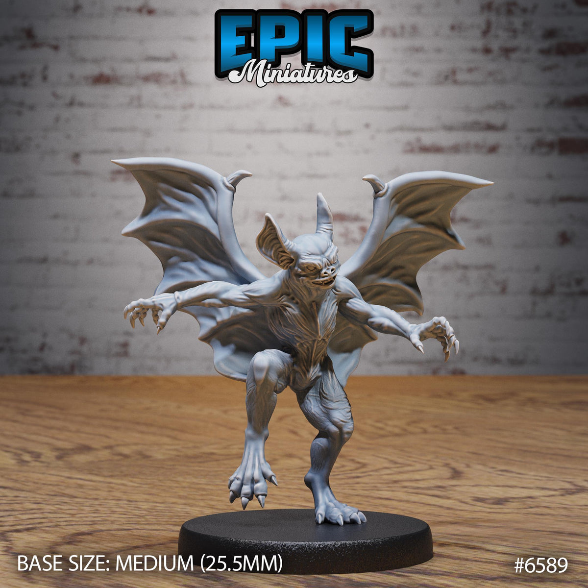 Homunculus Option #6589 front DND miniature Magical Library 16k resin