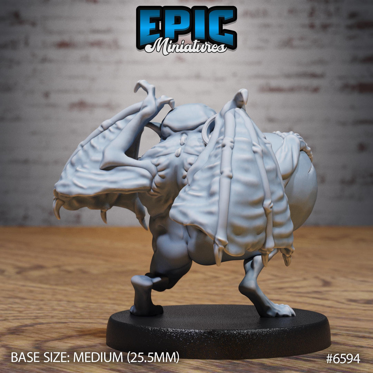 Homunculus Option #6594 back DND miniature Magical Library 16k resin