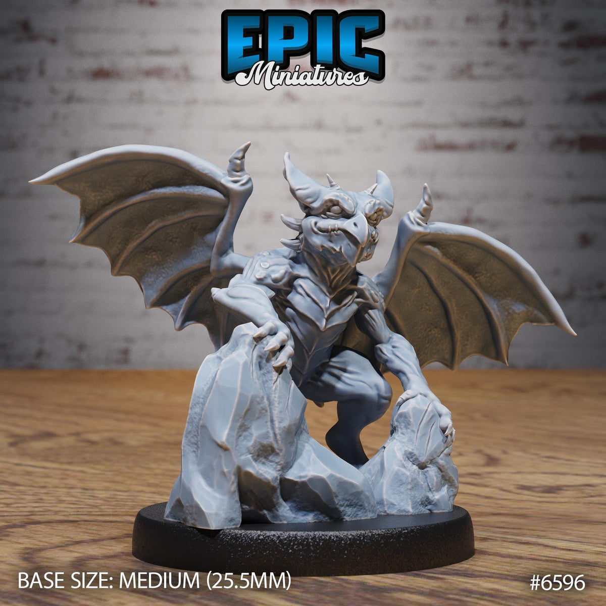Homunculus Option #6596 front DND miniature Magical Library 16k resin