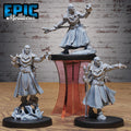 Transmuter Wizard Set of 3 DND miniatures group photo Magical Library
