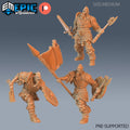 Viking Invader Set of 3 DND miniatures group photo Viking Age