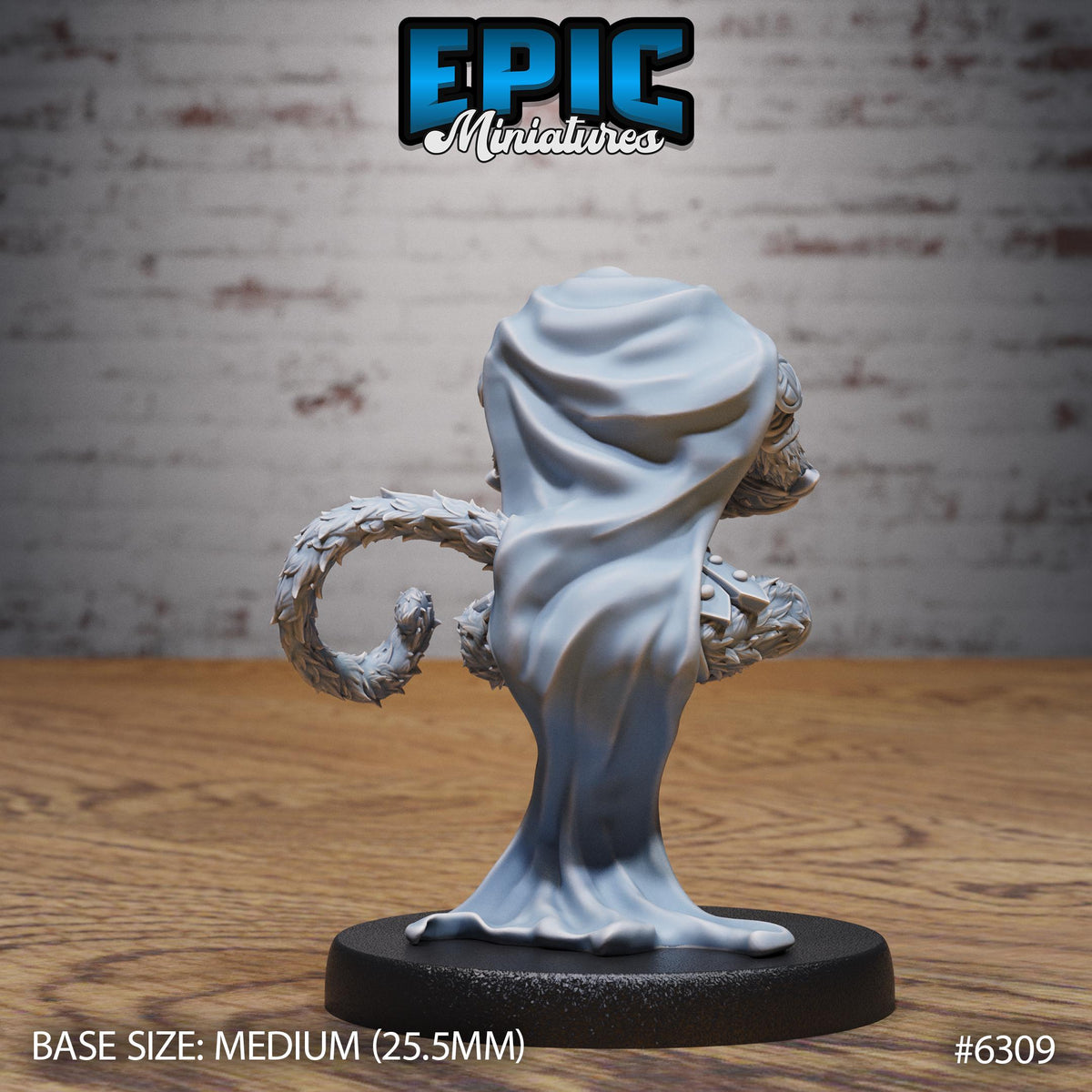 Were-Tiger Option #6309 back DND miniature Beastly Champions 16k resin