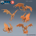 Cockatrice Classic Set of 5 DND miniatures group photo Forest of Wonders