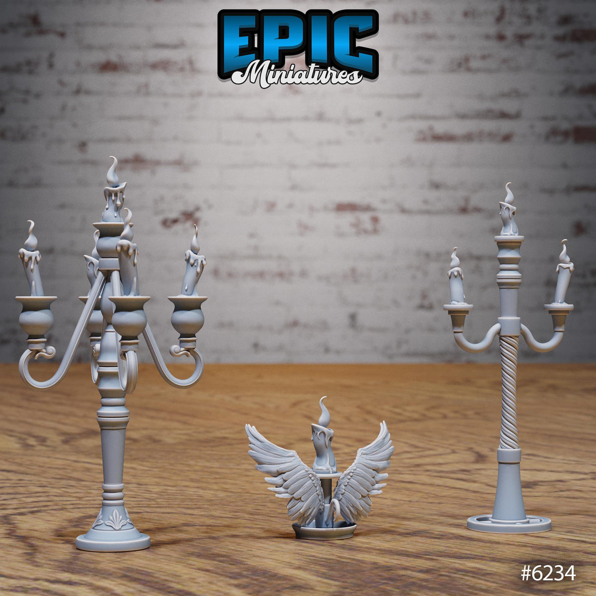 Heavenly Scatter Part 1 of 3 Option 3 A front DND miniature Heavenly Battle 16k resin