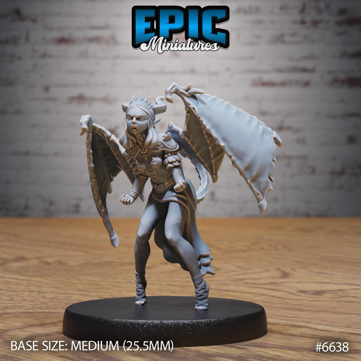 Lust Succubus Option #6638 front DND miniature Devil Empire 16k resin