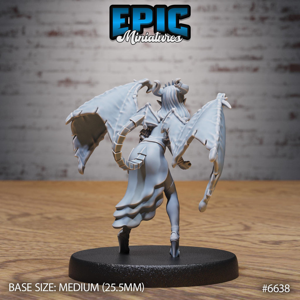 Lust Succubus Option #6638 back DND miniature Devil Empire 16k resin