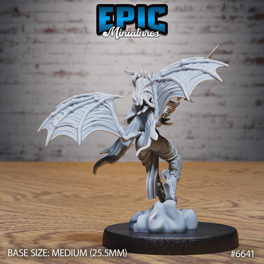 Succubus Queen Malcanthet Option #6641 back DND miniature Devil Empire 16k resin