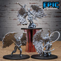 Erinyes Angel Set of 3 DND miniatures group photo Devil Empire