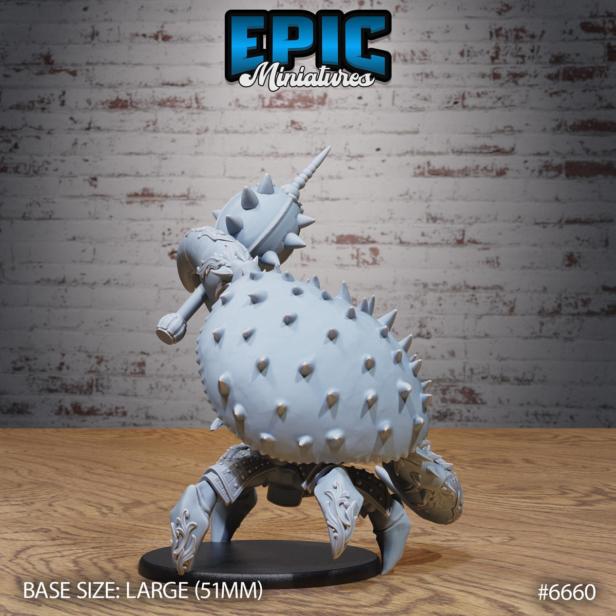 Samucrab Option #6660 back DND miniature Secretive East 16k resin