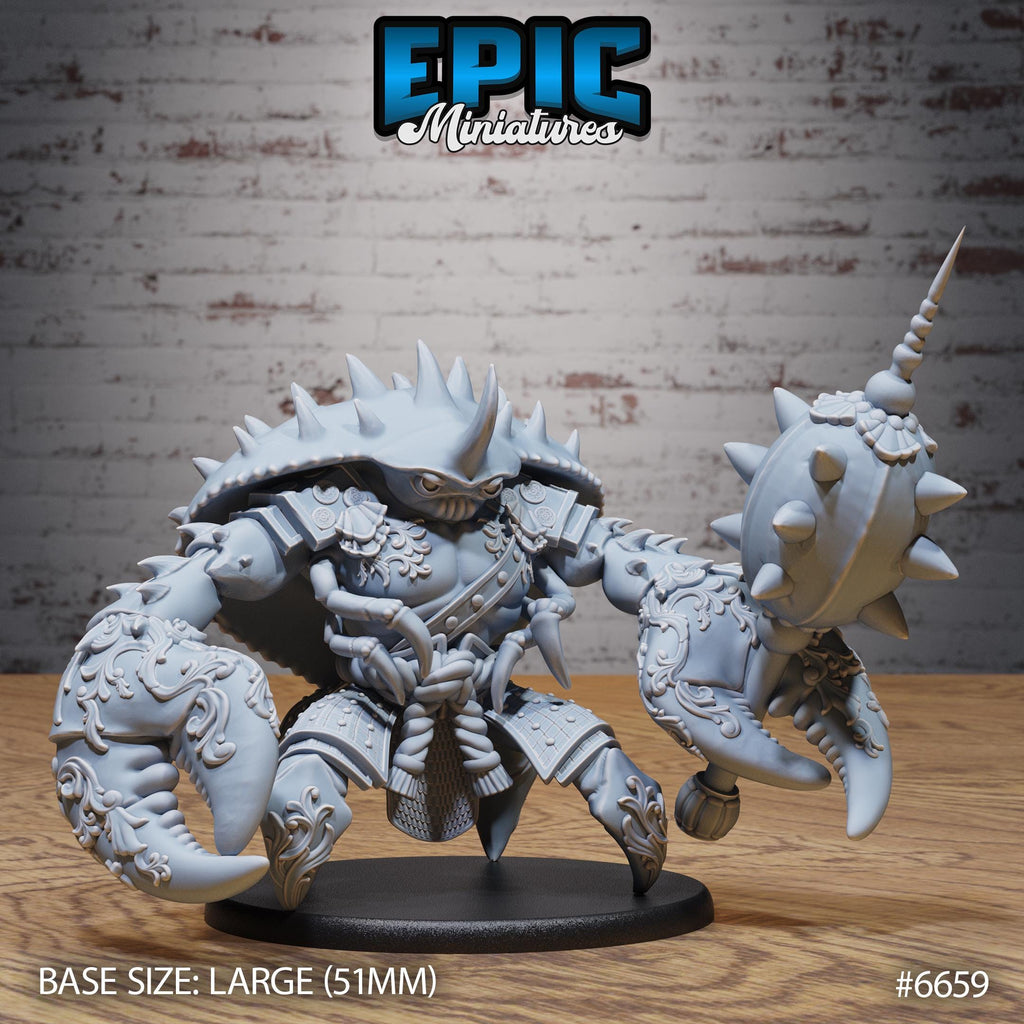 Samucrab Option #6659 front DND miniature Secretive East 16k resin