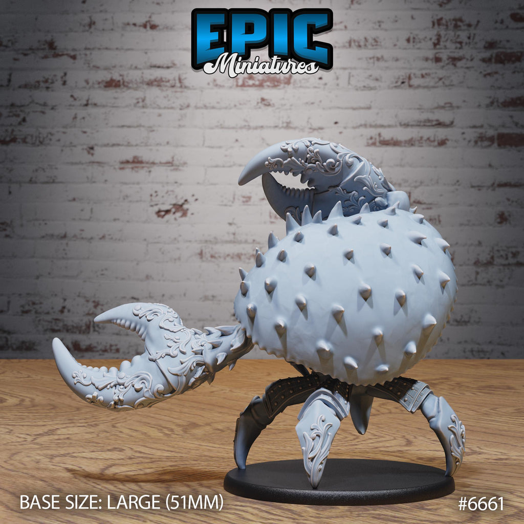 Samucrab Option #6661 back DND miniature Secretive East 16k resin