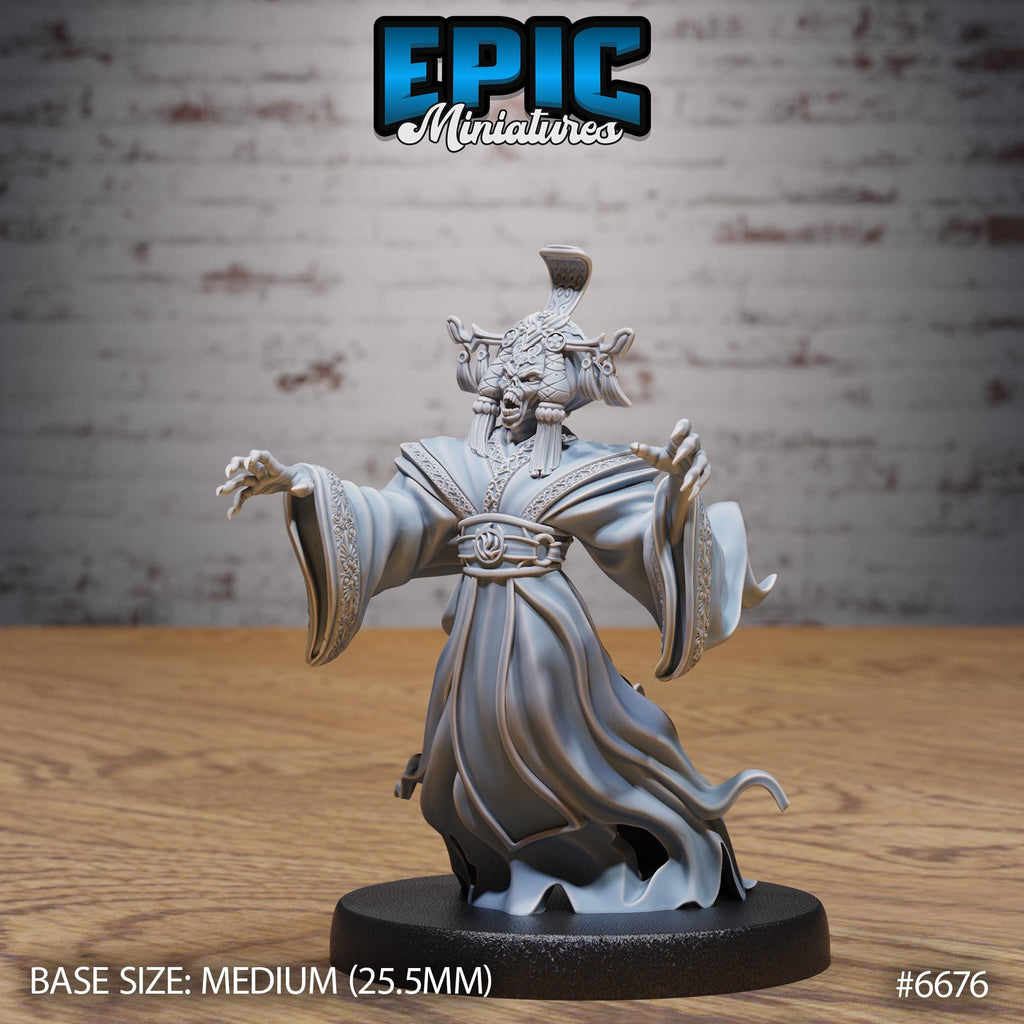 Banshee Queen Option #6676 front DND miniature Secretive East 16k resin