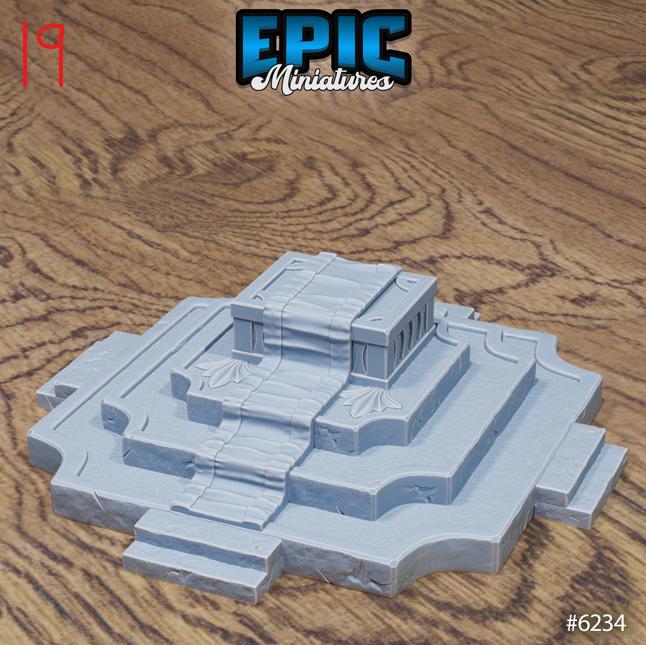 Heavenly Scatter Part 2 of 3 Option #6234 (8) front DND miniature Heavenly Battle 16k resin