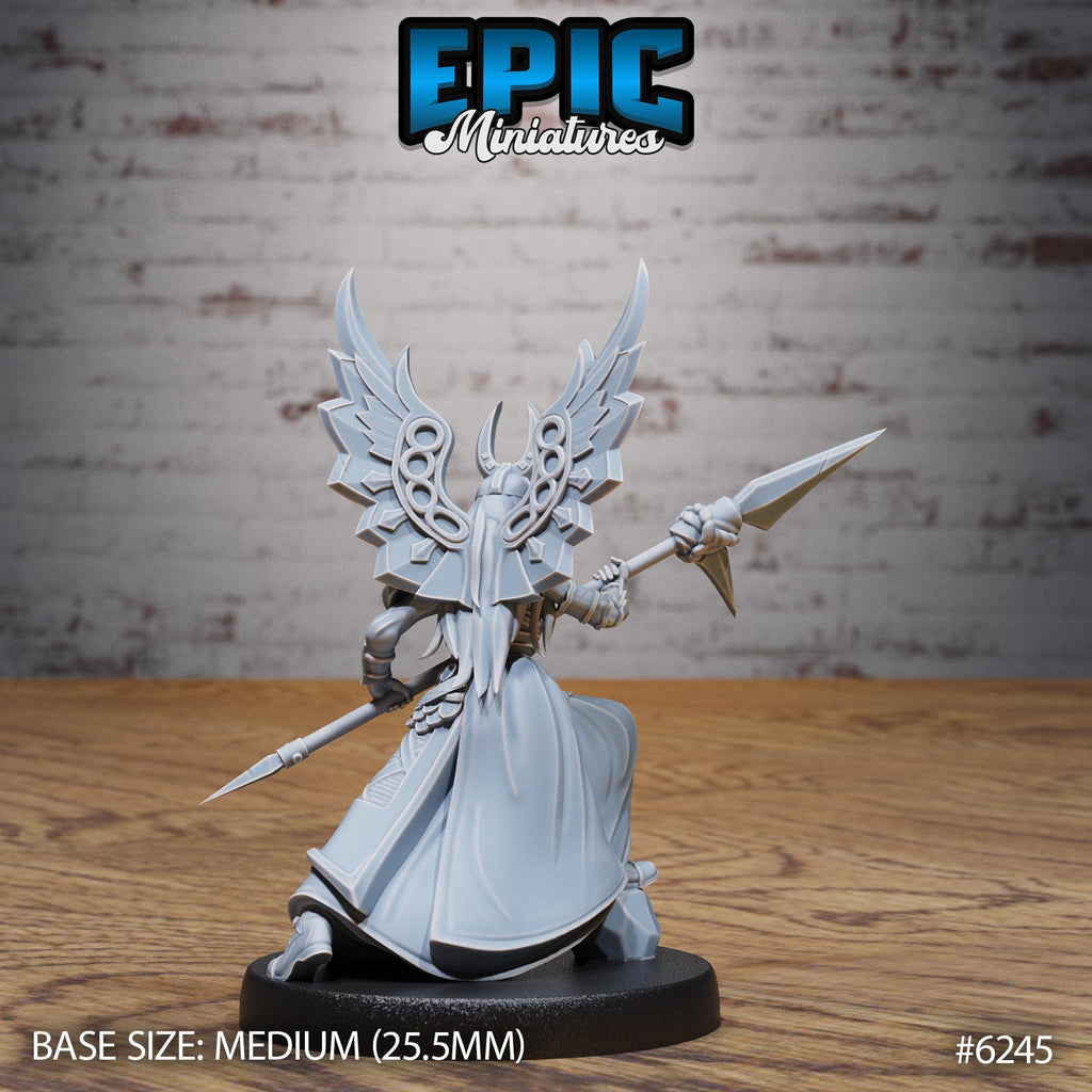 Aasimar Deva Option #6245 back DND miniature Heavenly Battle 16k resin