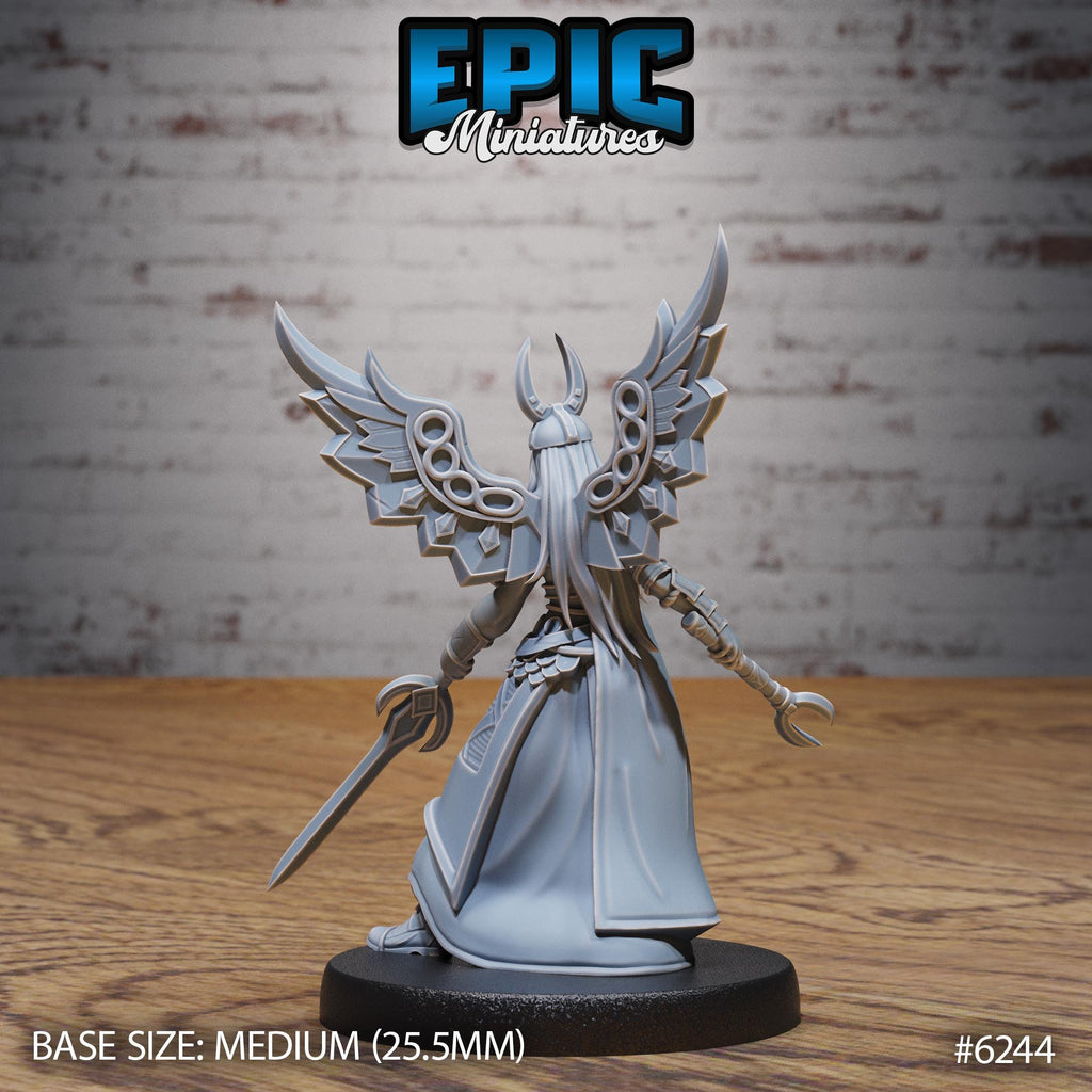 Aasimar Deva Option #6244 back DND miniature Heavenly Battle 16k resin