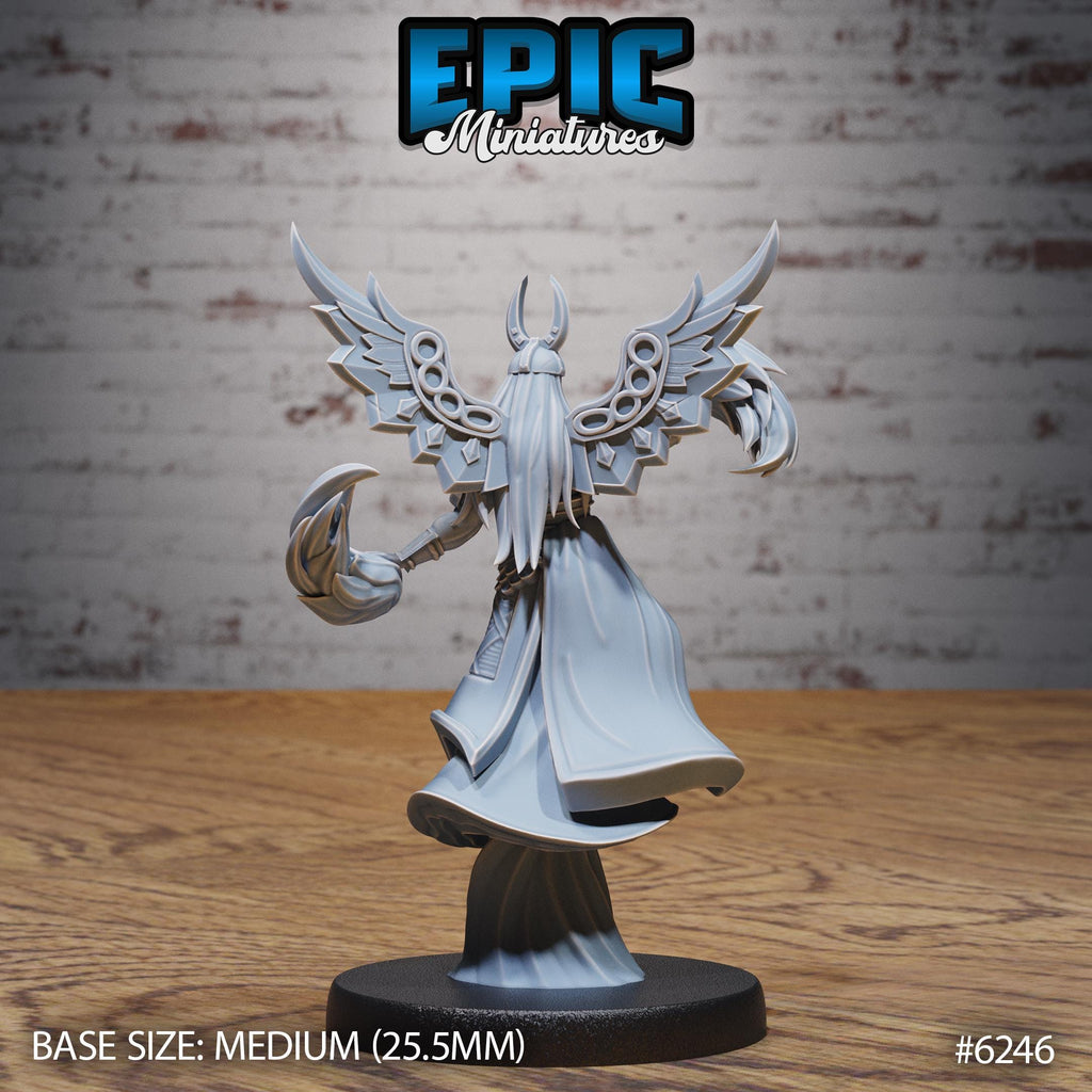 Aasimar Deva Option #6246 back DND miniature Heavenly Battle 16k resin