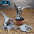Gold Dragon Wyrmling Set of 3 DND miniatures group photo Heavenly Battle