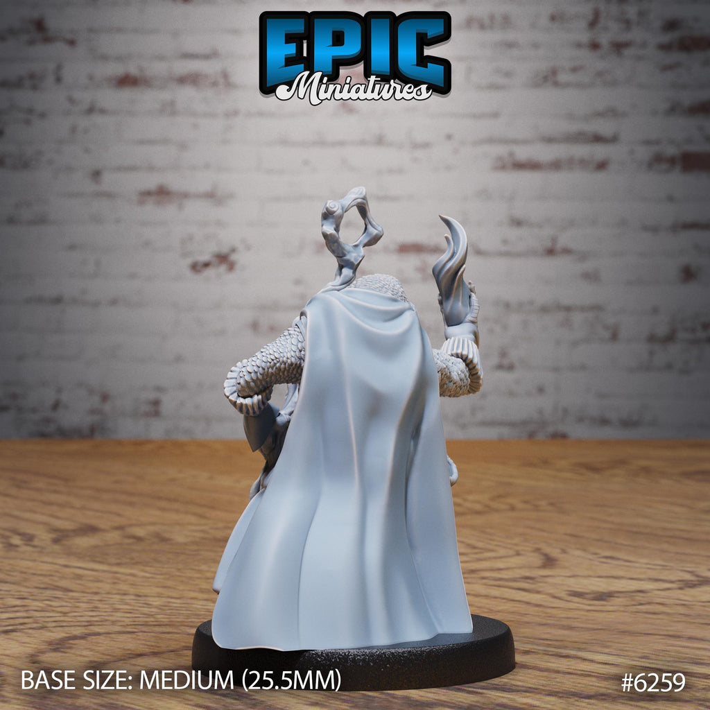 Budgie Folk Druid Option #6259 back DND miniature Heavenly Battle 16k resin