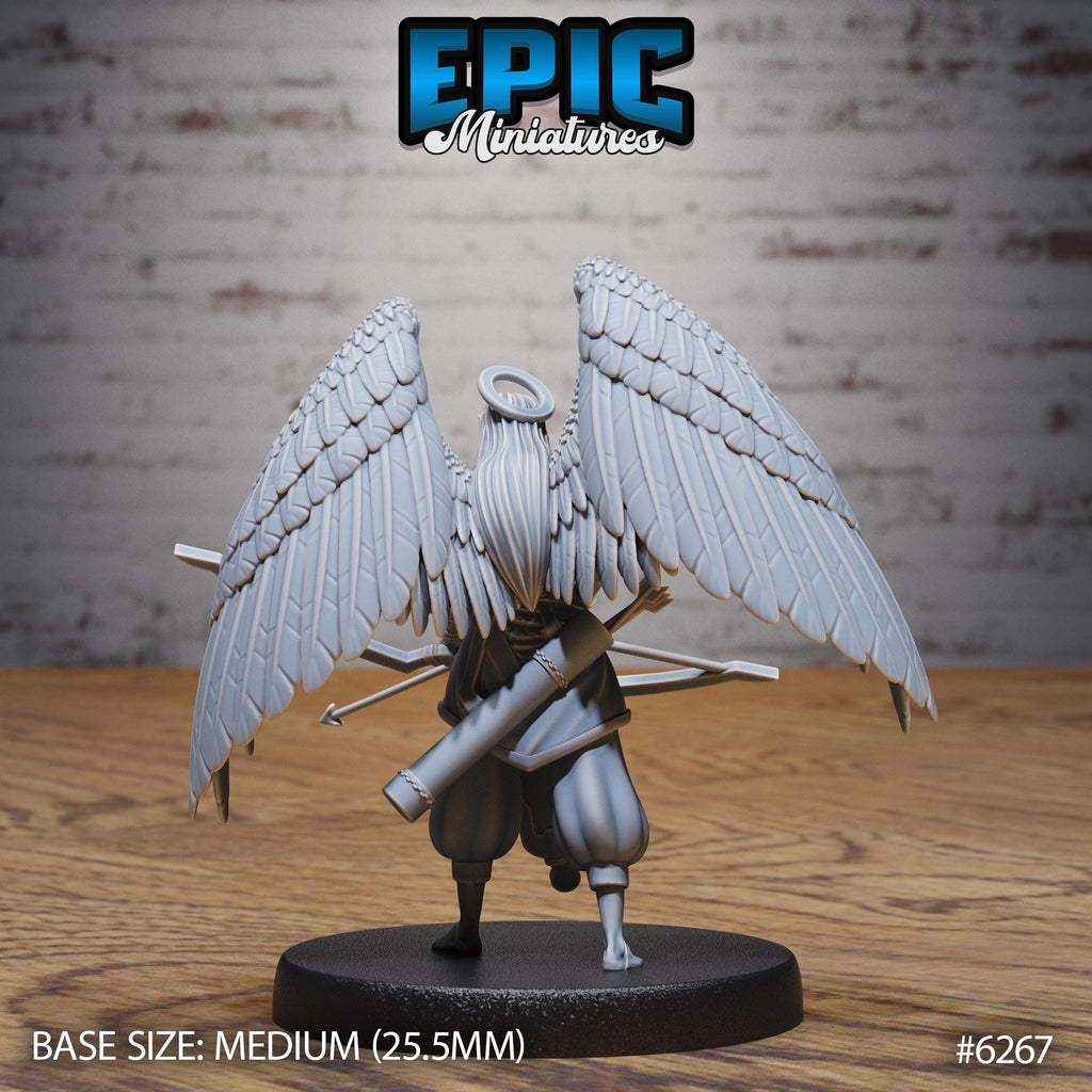 Angel Monk Option #6267 back DND miniature Heavenly Battle 16k resin