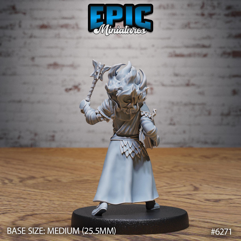 Pain Cleric Option #6271 back DND miniature Heavenly Battle 16k resin