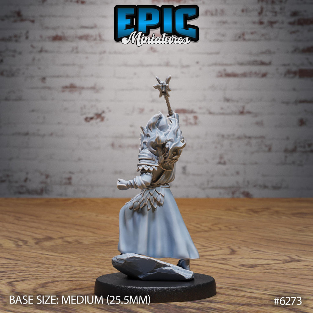 Pain Cleric Option #6273 back DND miniature Heavenly Battle 16k resin