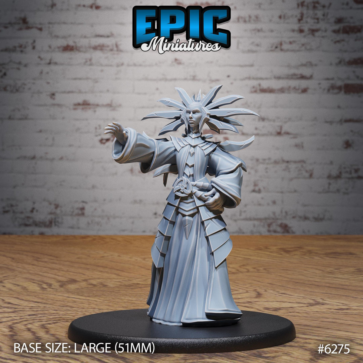 Lady of Pain Option #6275 front DND miniature Heavenly Battle 16k resin