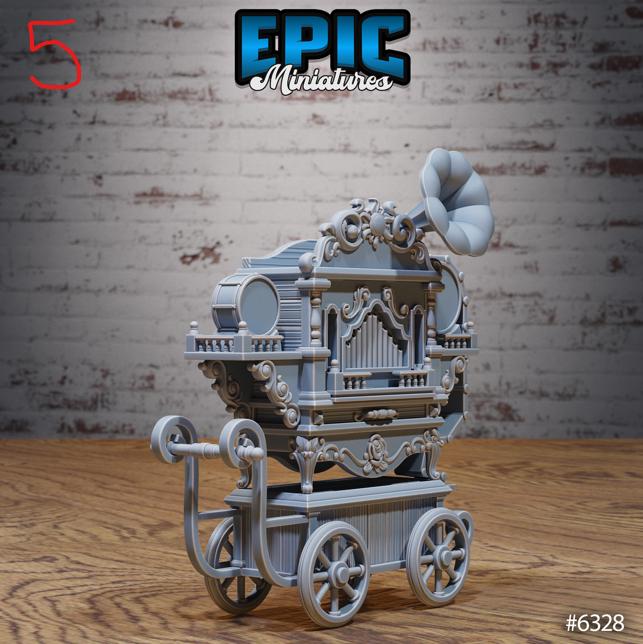 Laboratory Scatter Option 6 A front DND miniature Construct Laboratory 16k resin