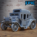 Tesla Carriage DND miniatures group photo Construct Laboratory