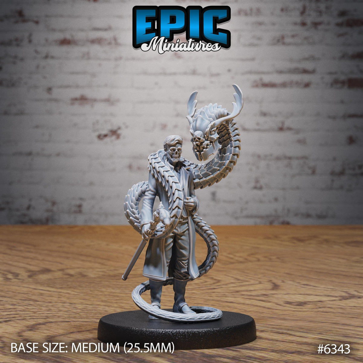 Blue Warlock Option #6343 front DND miniature Construct Laboratory 16k resin