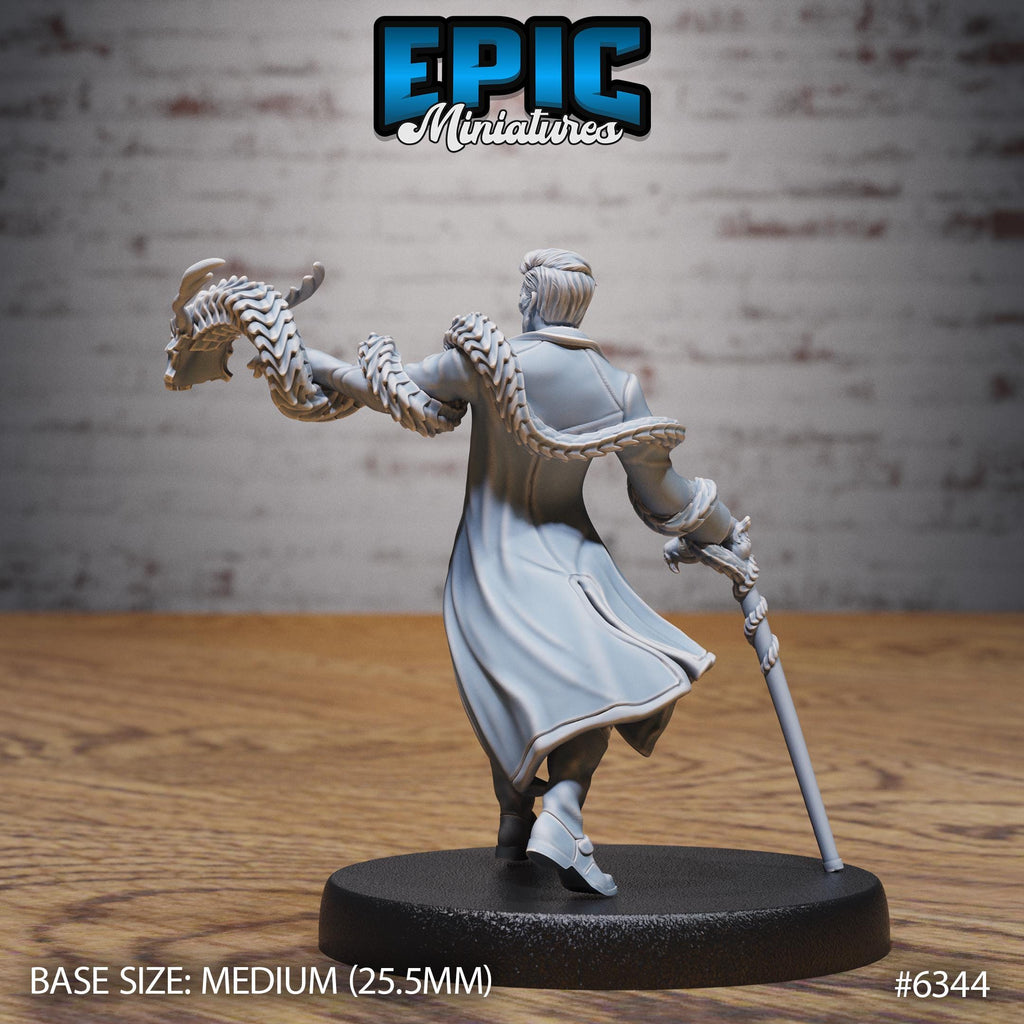 Blue Warlock Option #6344 back DND miniature Construct Laboratory 16k resin