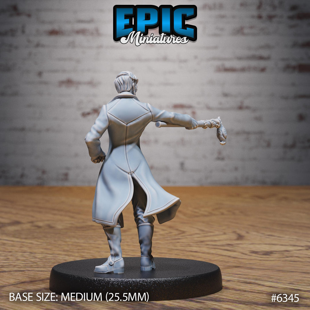 Blue Warlock Option #6345 back DND miniature Construct Laboratory 16k resin