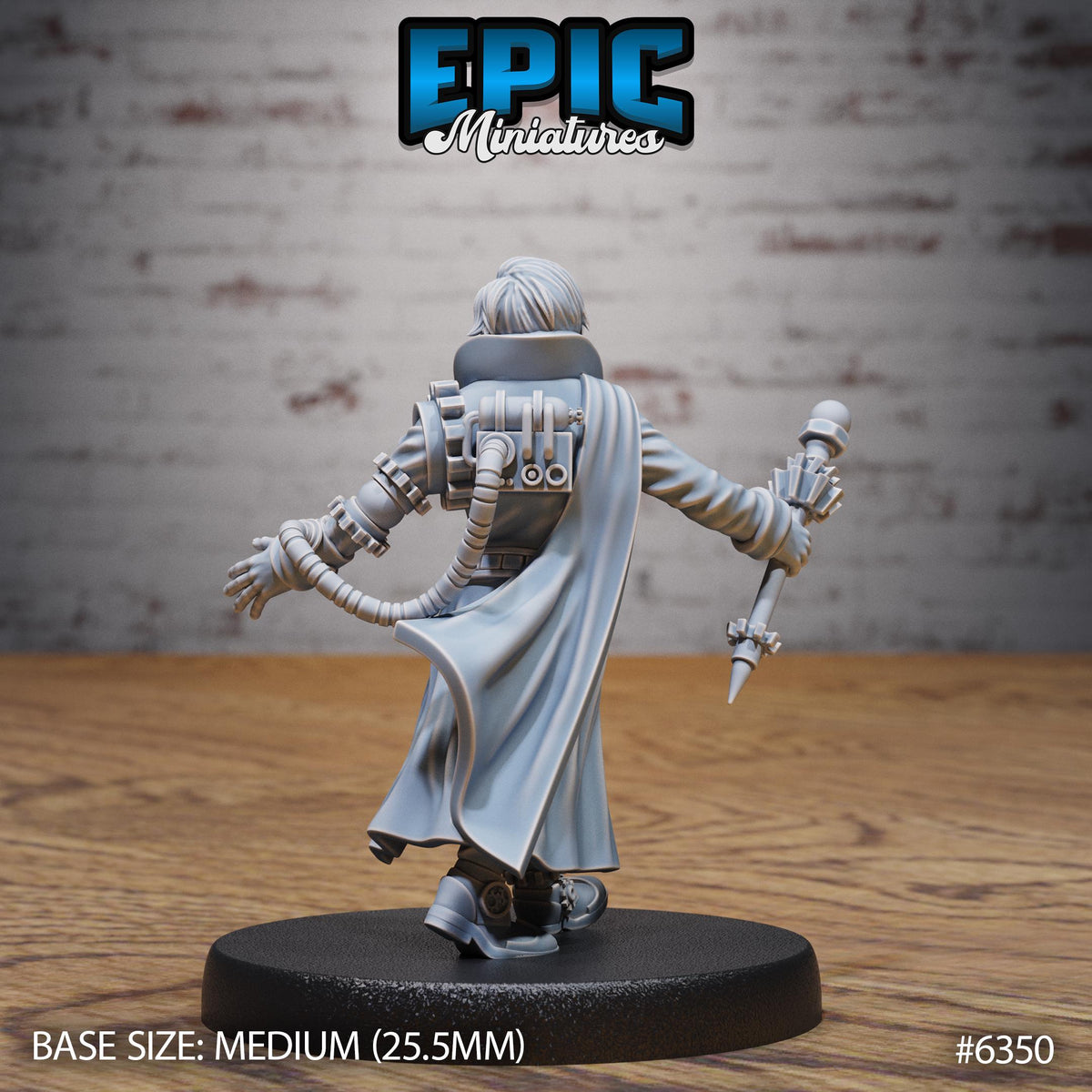 Geartown Citizen Geartown Baron back DND miniature Construct Laboratory 16k resin