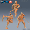 Vampire Assassin Set of 3 DND miniatures group photo Vampires Curse
