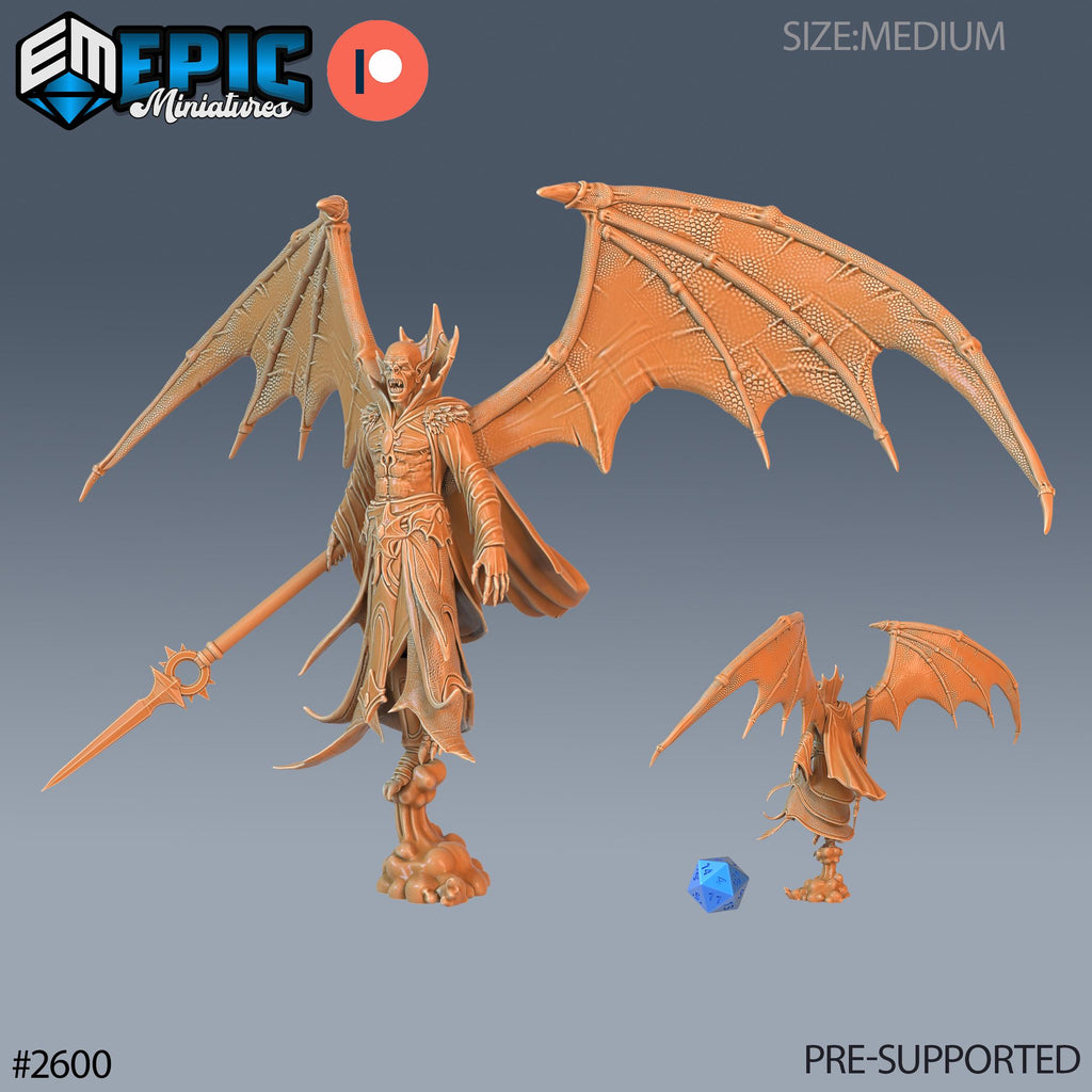 Nosferatu Option #2600 front DND miniature Vampires Curse 16k resin