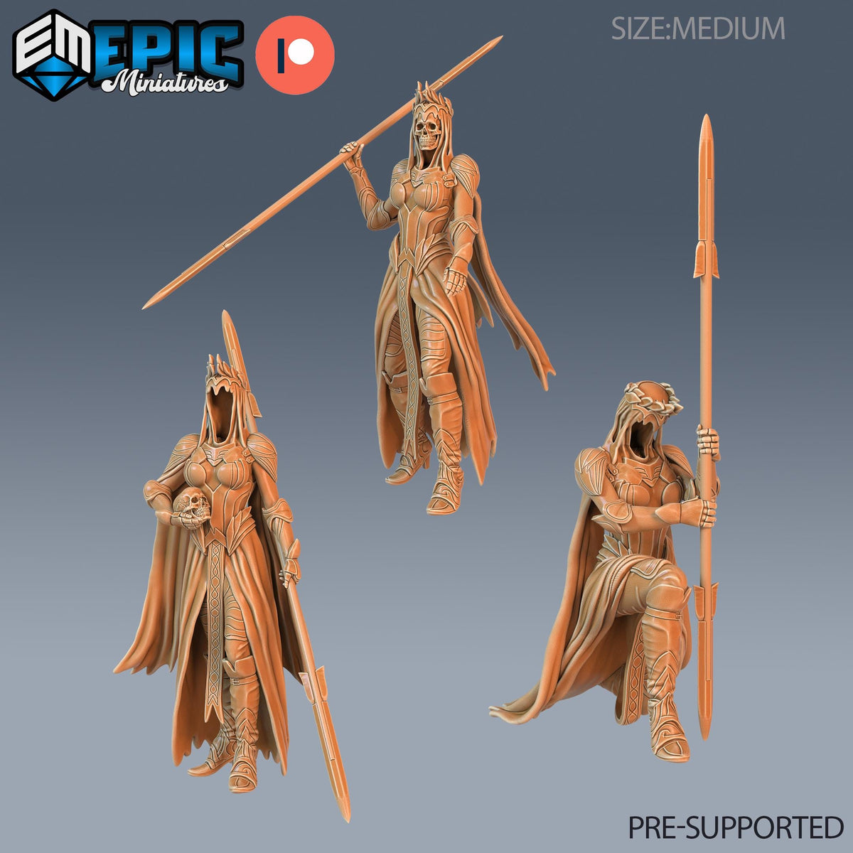 Wraith Female Set of 3 DND miniatures group photo Vampires Curse