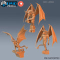 Gargoyle Set of 3 DND miniatures group photo Vampires Curse