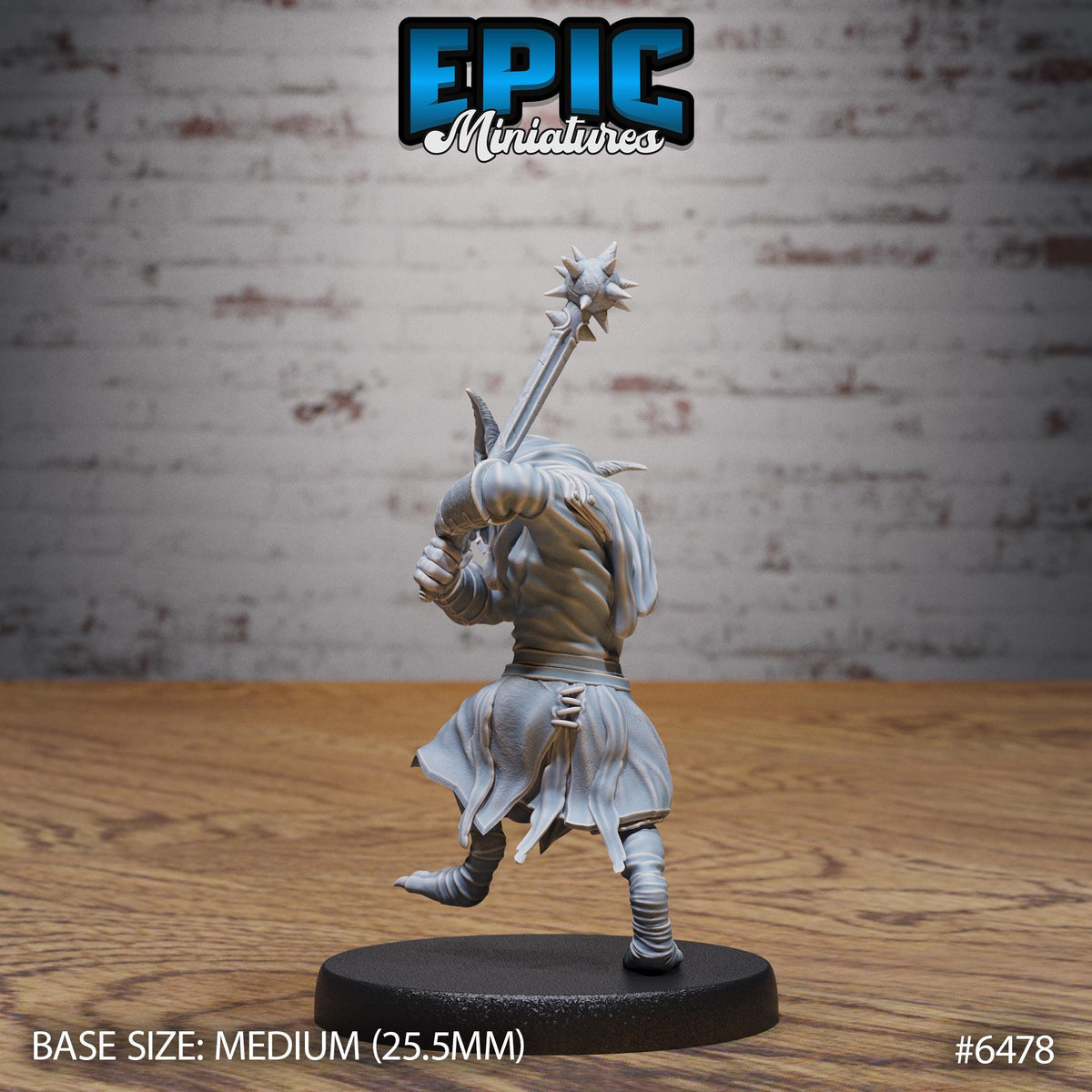 Bugbear Marauder Option #6478 back DND miniature Goblin Camp 16k resin