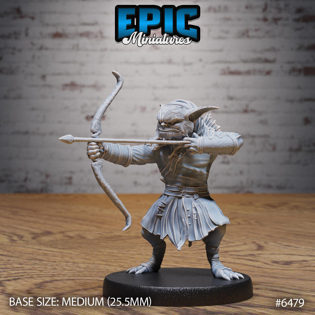 Bugbear Marauder Option #6479 front DND miniature Goblin Camp 16k resin