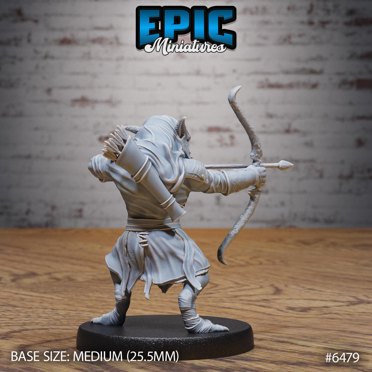 Bugbear Marauder Option #6479 back DND miniature Goblin Camp 16k resin