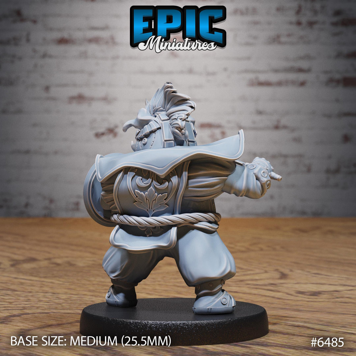Pig Alchemist Option #6485 back DND miniature Goblin Camp 16k resin