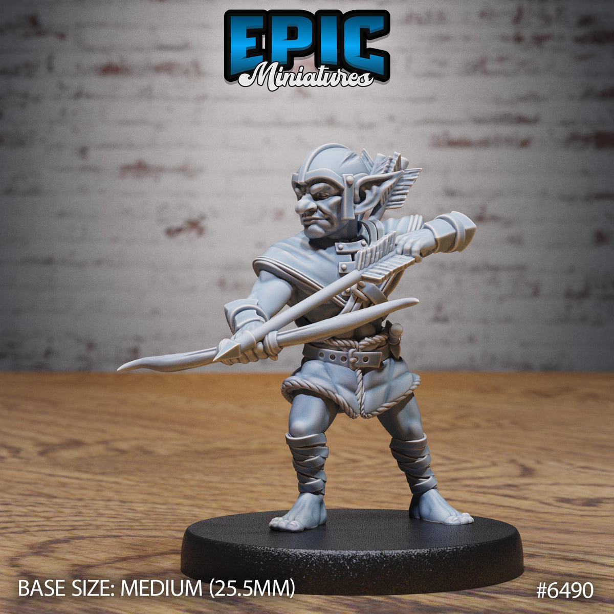 Goblins Tribe Option #6490 front DND miniature Goblin Camp 16k resin